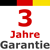 3 Jahre Garantie