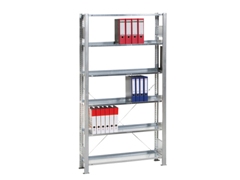 Bürogrundregal (HxBxT): 2300x750x300 mm, mit Anschlagleiste