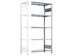 Lagerregal (HxBxT): 2000x1000x400 mm, Anbauregal, Kreuzstreben