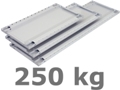 250 kg Multiplus Fachboden (H x B x T): 40 x 1300 x 600 mm 